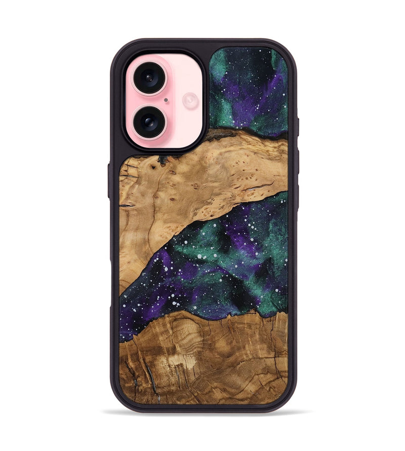 iPhone 16 Wood Phone Case - Sherlyn (Ancient Olive, 818710)