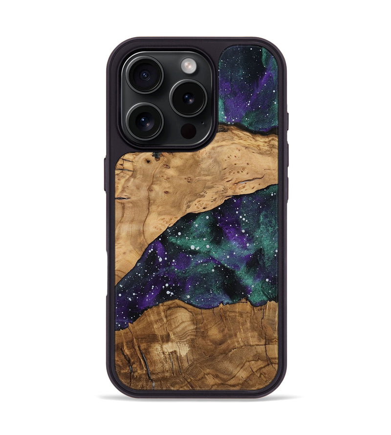 iPhone 16 Pro Wood Phone Case - Sherlyn (Ancient Olive, 818710)