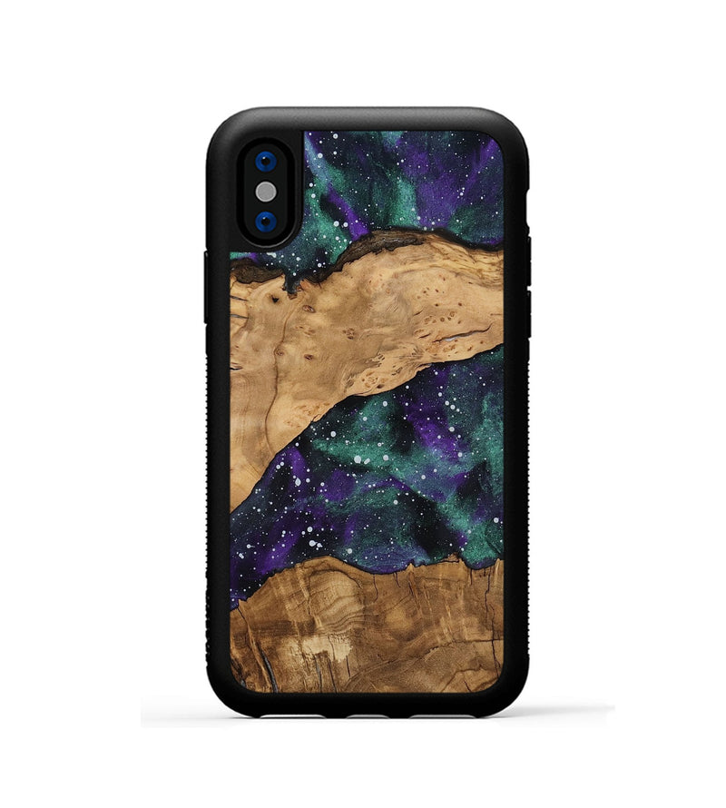 iPhone Xs Wood Phone Case - Sherlyn (Ancient Olive, 818710)
