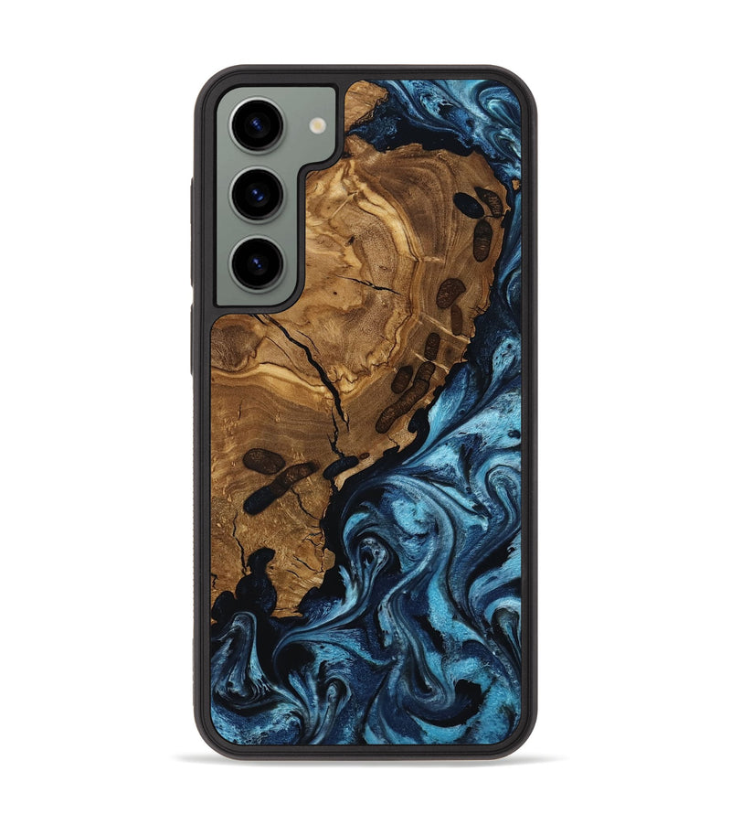 Galaxy S23 Plus Wood Phone Case - Vicky (Ancient Olive, 818711)