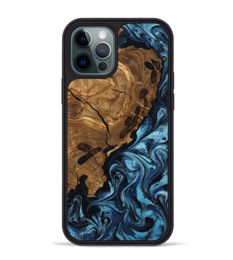 iPhone 12 Pro Max Wood Phone Case - Vicky (Ancient Olive, 818711)