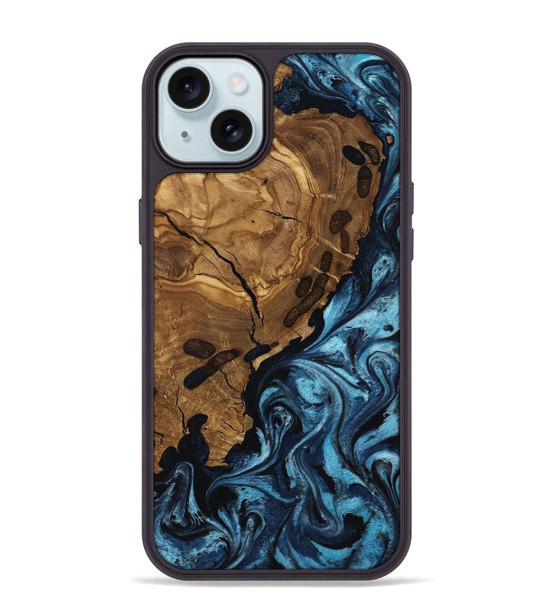 iPhone 15 Plus Wood Phone Case - Vicky (Ancient Olive, 818711)