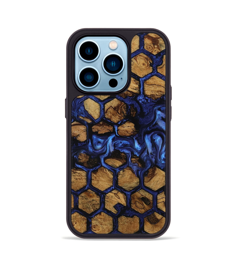 iPhone 14 Pro Wood Phone Case - Alva (Ancient Olive, 818713)