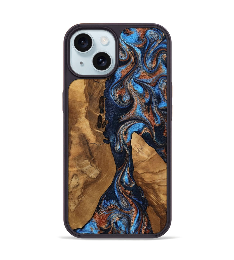 iPhone 15 Wood Phone Case - Ashlie (Ancient Olive, 818714)