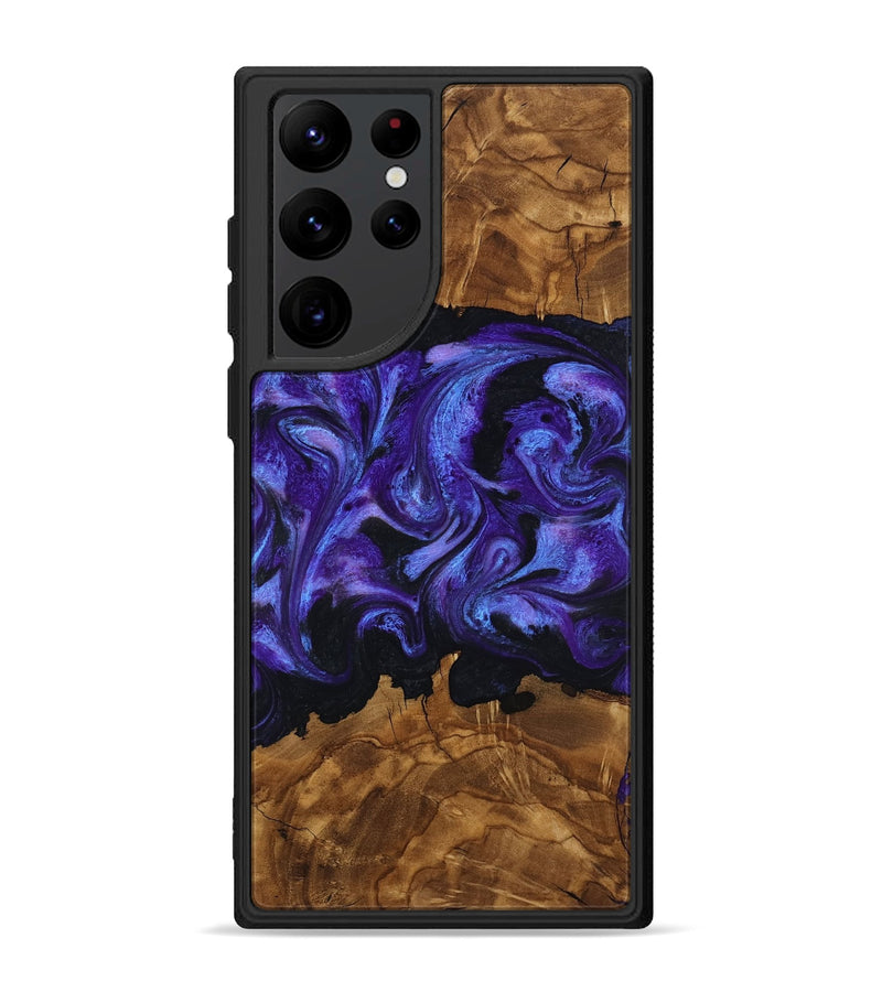 Galaxy S22 Ultra Wood Phone Case - Lionel (Ancient Olive, 818715)
