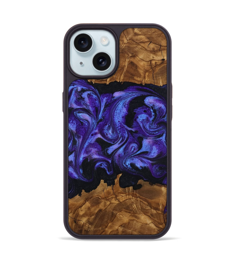 iPhone 15 Wood Phone Case - Lionel (Ancient Olive, 818715)