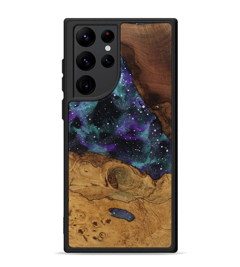 Galaxy S22 Ultra Wood Phone Case - Leandra (Ancient Olive, 818717)