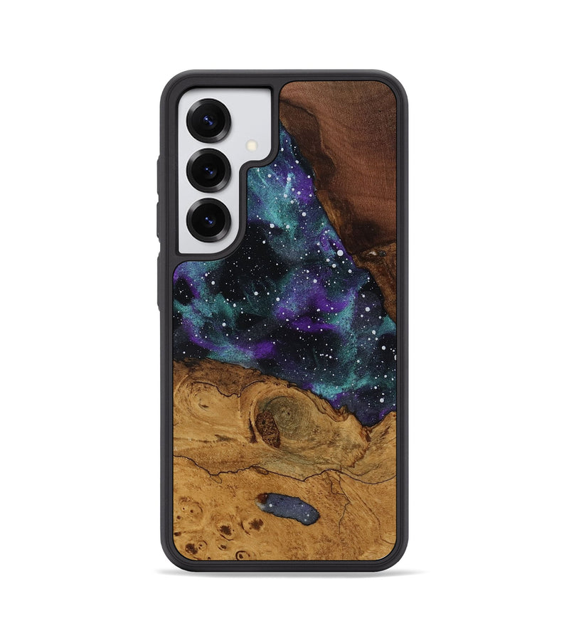 Galaxy S25 Wood Phone Case - Leandra (Ancient Olive, 818717)
