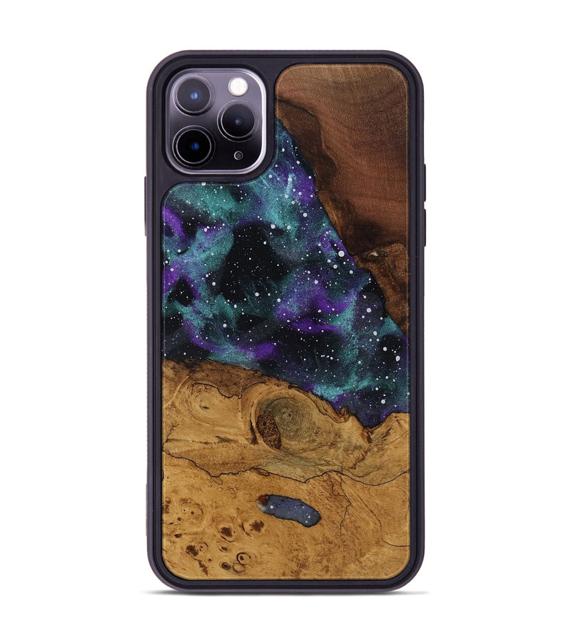 iPhone 11 Pro Max Wood Phone Case - Leandra (Ancient Olive, 818717)