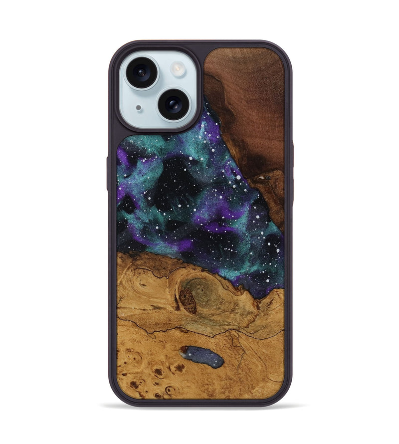iPhone 15 Wood Phone Case - Leandra (Ancient Olive, 818717)