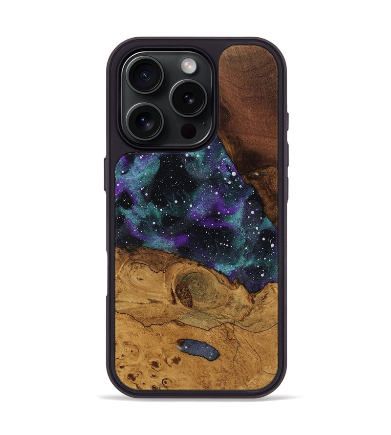 iPhone 16 Pro Wood Phone Case - Leandra (Ancient Olive, 818717)