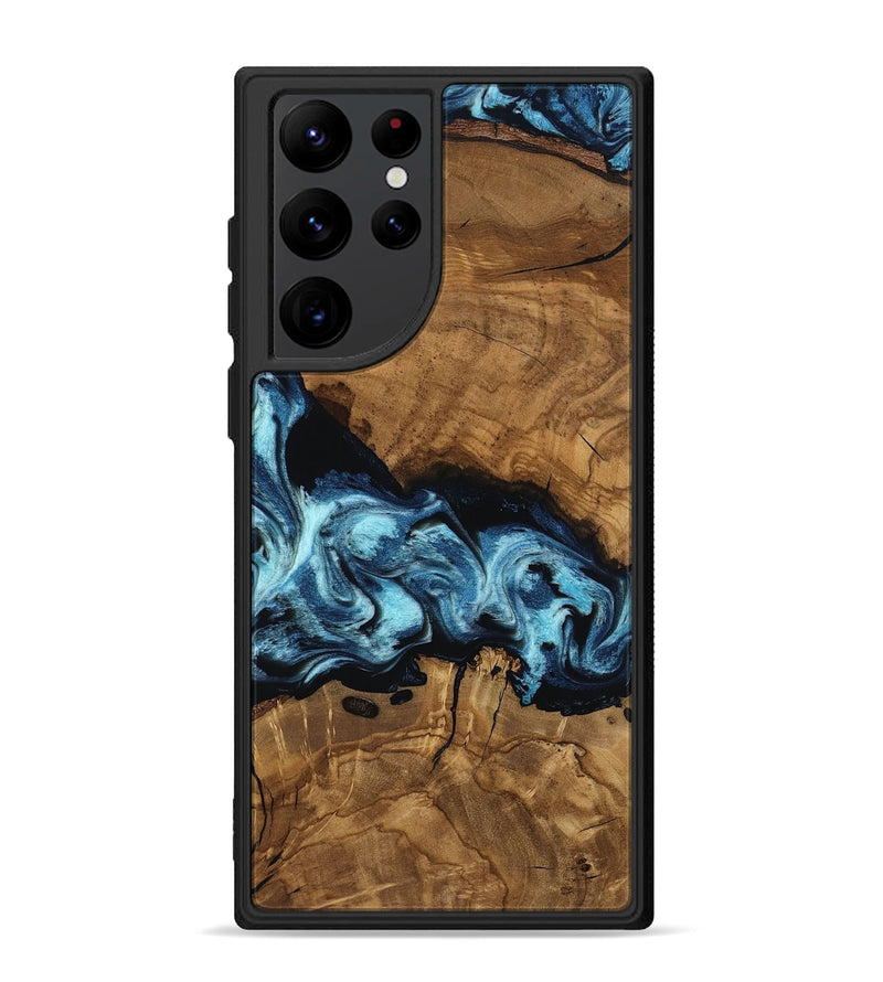 Galaxy S22 Ultra Wood Phone Case - Monty (Ancient Olive, 818719)