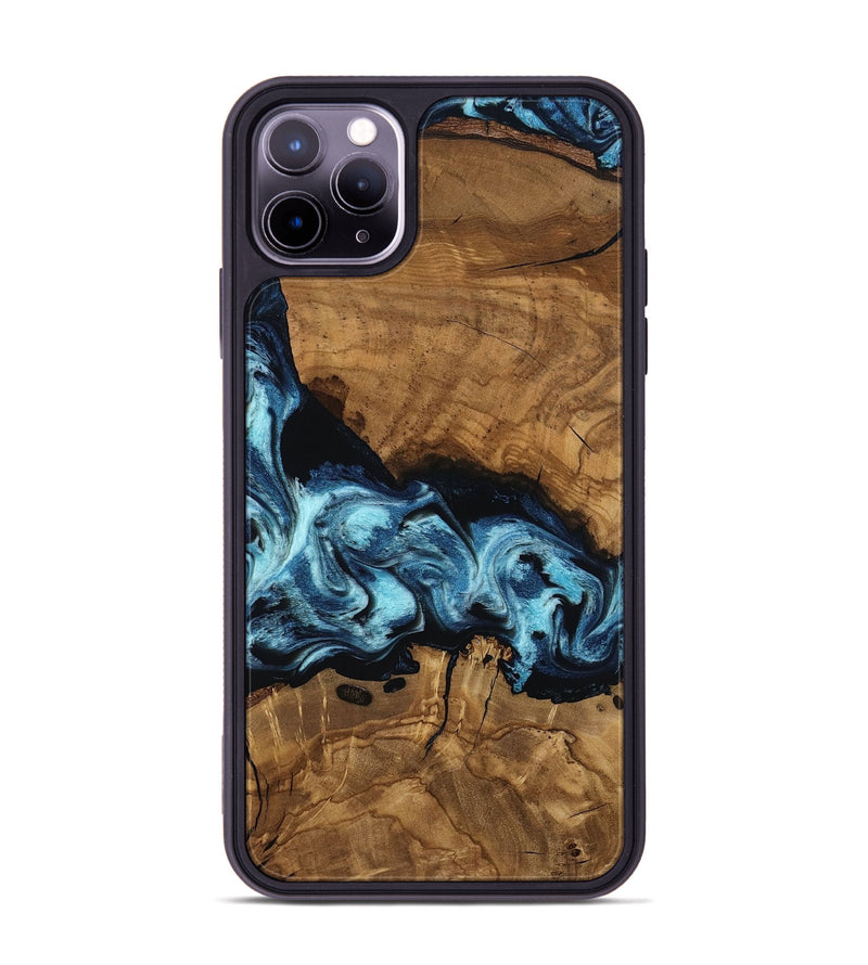 iPhone 11 Pro Max Wood Phone Case - Monty (Ancient Olive, 818719)