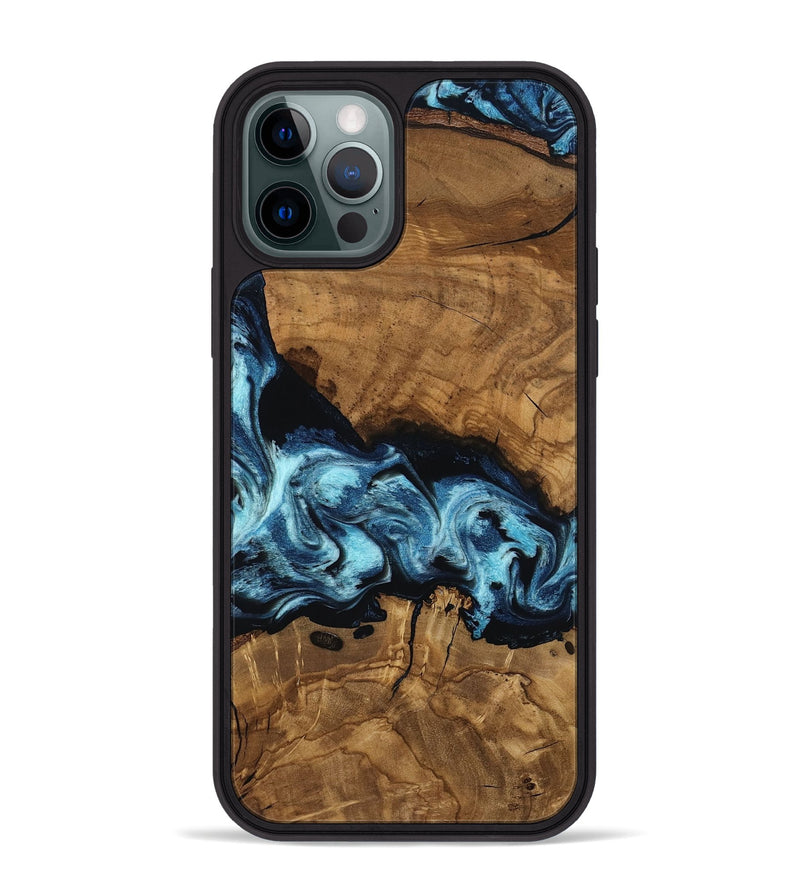 iPhone 12 Pro Max Wood Phone Case - Monty (Ancient Olive, 818719)