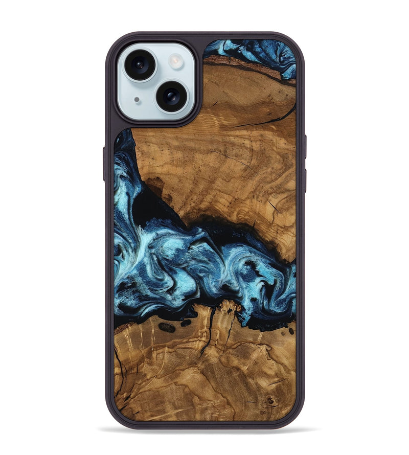 iPhone 15 Plus Wood Phone Case - Monty (Ancient Olive, 818719)