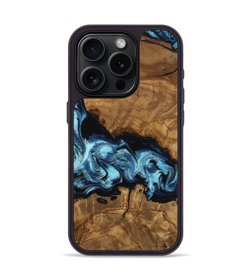 iPhone 15 Pro Wood Phone Case - Monty (Ancient Olive, 818719)