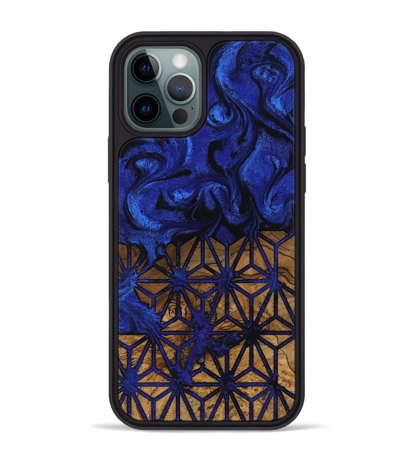 iPhone 12 Pro Max Wood Phone Case - Haylie (Ancient Olive, 818720)