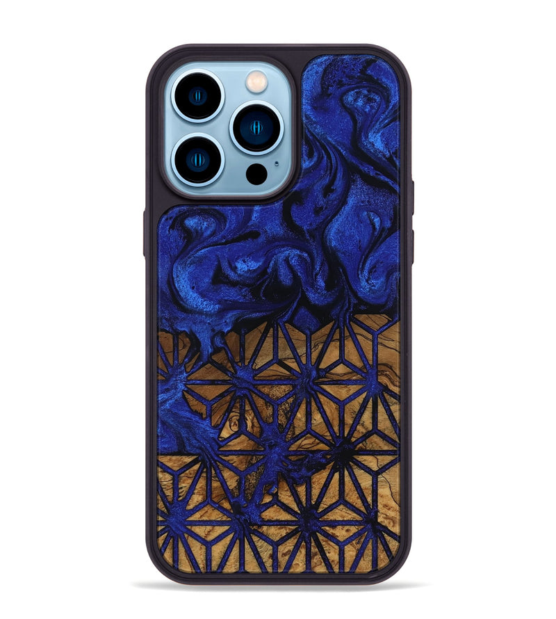 iPhone 14 Pro Max Wood Phone Case - Haylie (Ancient Olive, 818720)