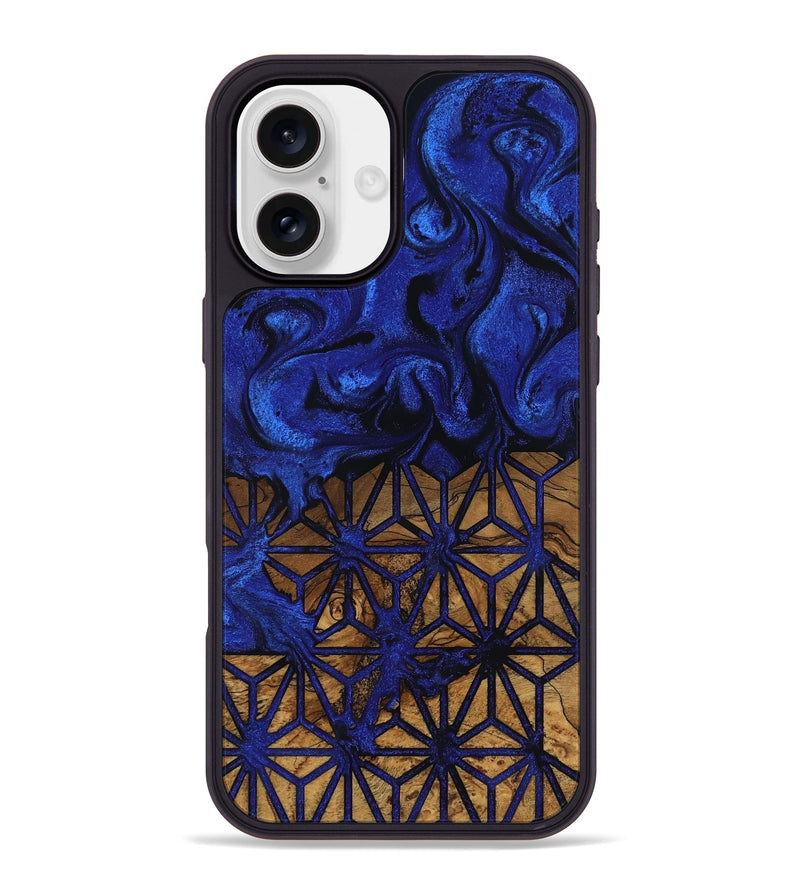 iPhone 16 Plus Wood Phone Case - Haylie (Ancient Olive, 818720)