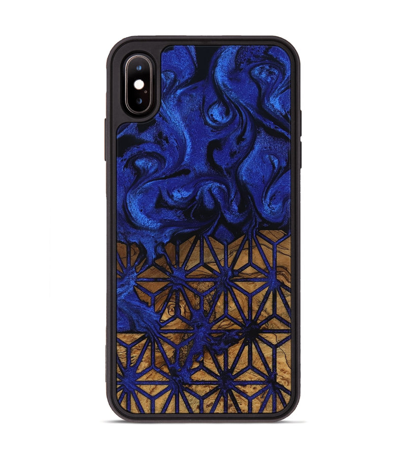 iPhone Xs Max Wood Phone Case - Haylie (Ancient Olive, 818720)