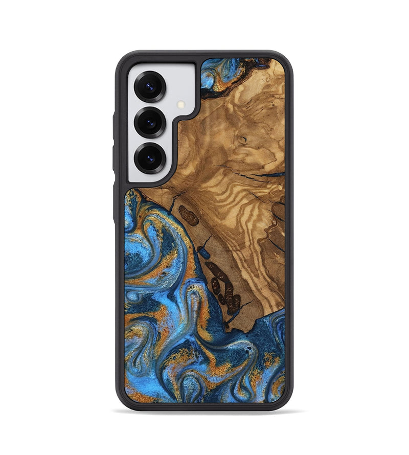 Galaxy S25 Wood Phone Case - Quiana (Ancient Olive, 818722)