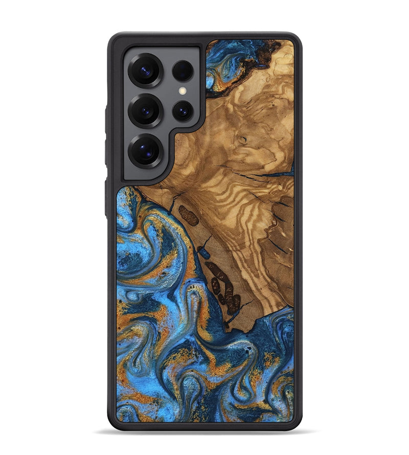 Galaxy S25 Ultra Wood Phone Case - Quiana (Ancient Olive, 818722)