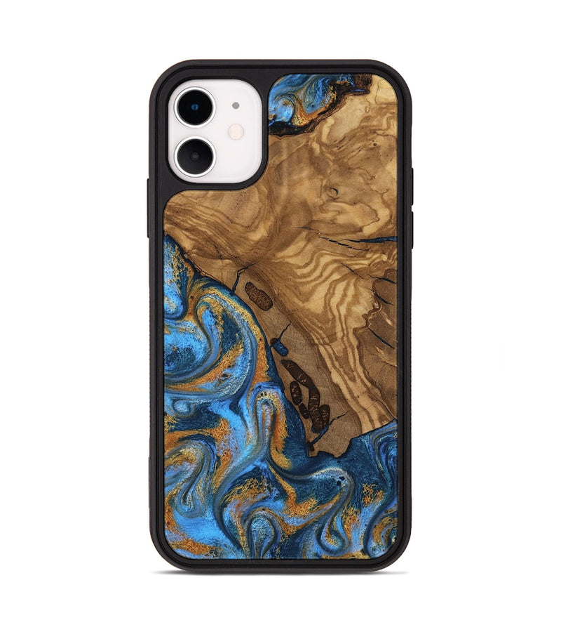 iPhone 11 Wood Phone Case - Quiana (Ancient Olive, 818722)