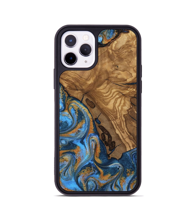 iPhone 11 Pro Wood Phone Case - Quiana (Ancient Olive, 818722)