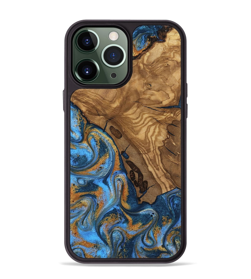 iPhone 13 Pro Max Wood Phone Case - Quiana (Ancient Olive, 818722)