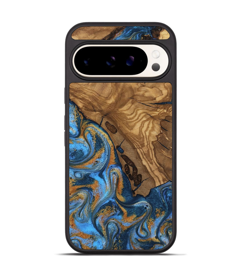 Pixel 9 Wood Phone Case - Quiana (Ancient Olive, 818722)