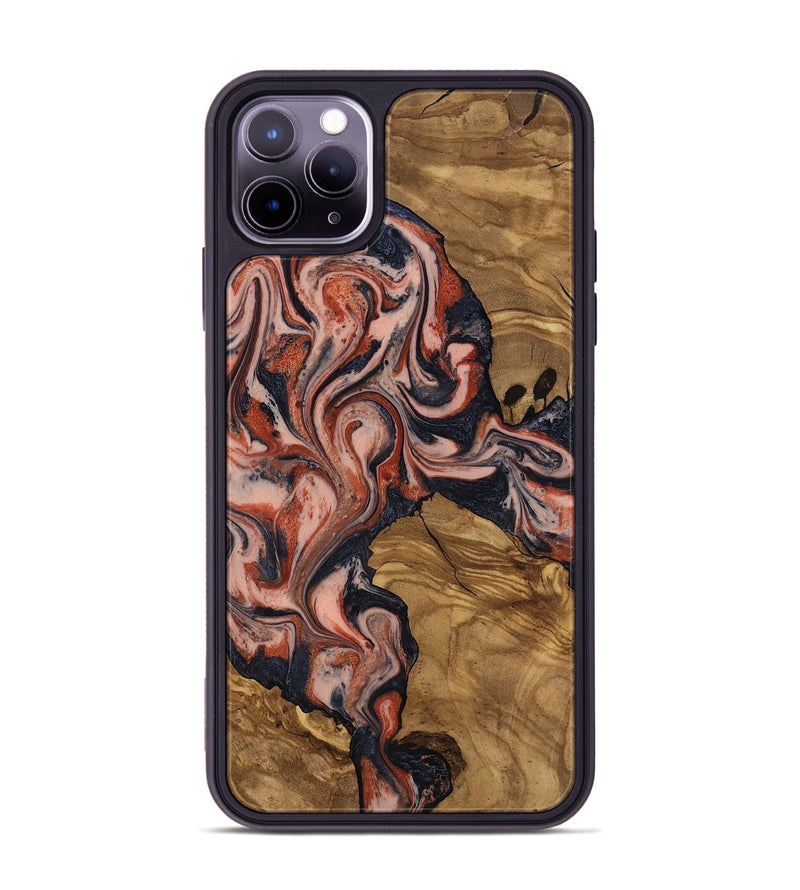 iPhone 11 Pro Max Wood Phone Case - Simon (Ancient Olive, 818724)