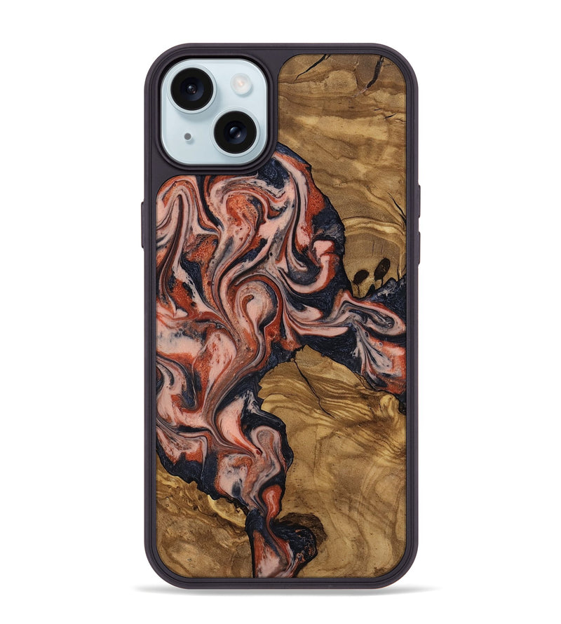 iPhone 15 Plus Wood Phone Case - Simon (Ancient Olive, 818724)