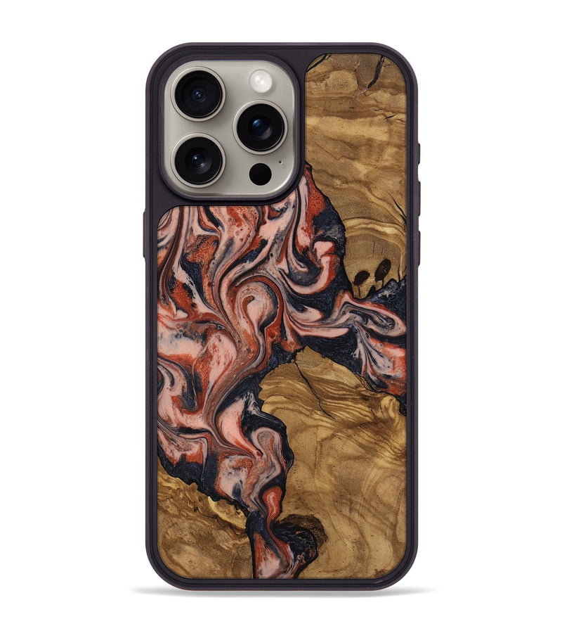iPhone 15 Pro Max Wood Phone Case - Simon (Ancient Olive, 818724)
