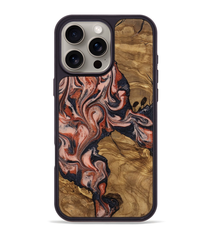 iPhone 16 Pro Max Wood Phone Case - Simon (Ancient Olive, 818724)