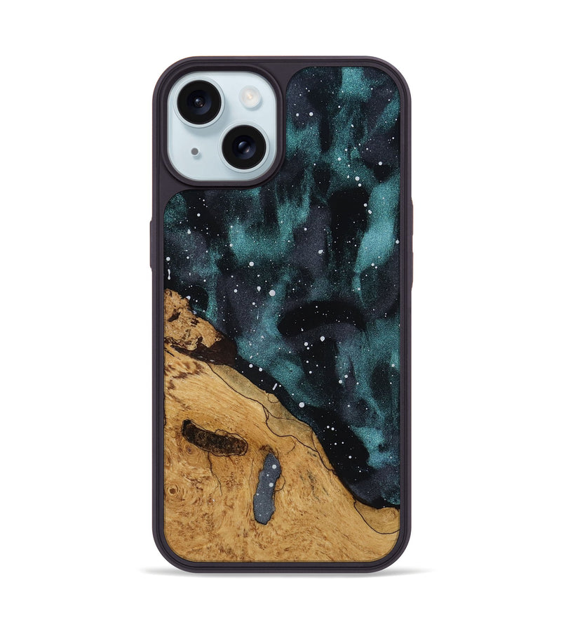iPhone 15 Wood Phone Case - Claudia (Ancient Olive, 818725)