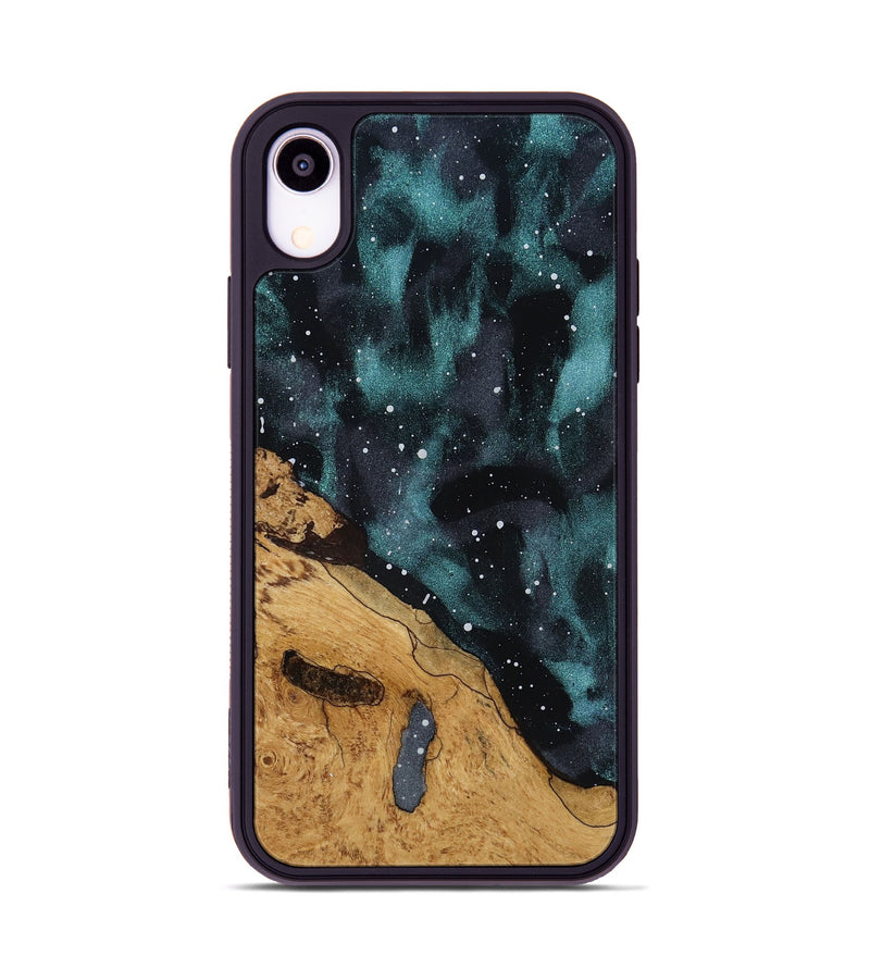 iPhone Xr Wood Phone Case - Claudia (Ancient Olive, 818725)
