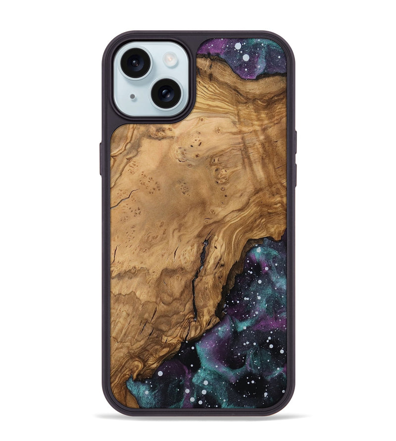 iPhone 15 Plus Wood Phone Case - Lynsey (Ancient Olive, 818726)