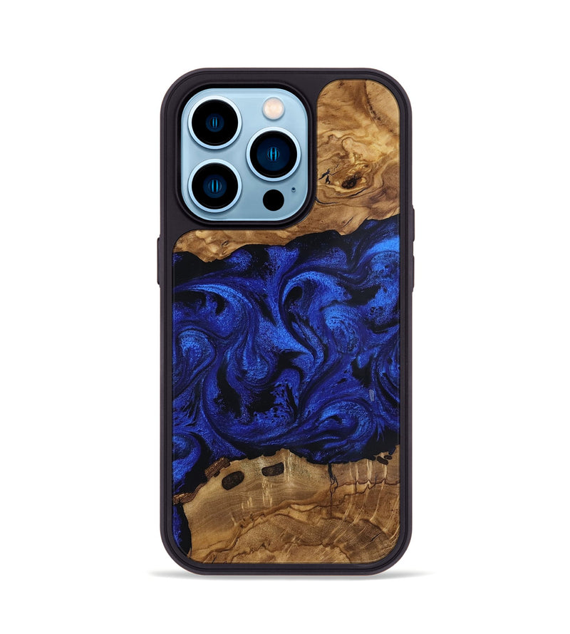 iPhone 14 Pro Wood Phone Case - Daja (Ancient Olive, 818727)
