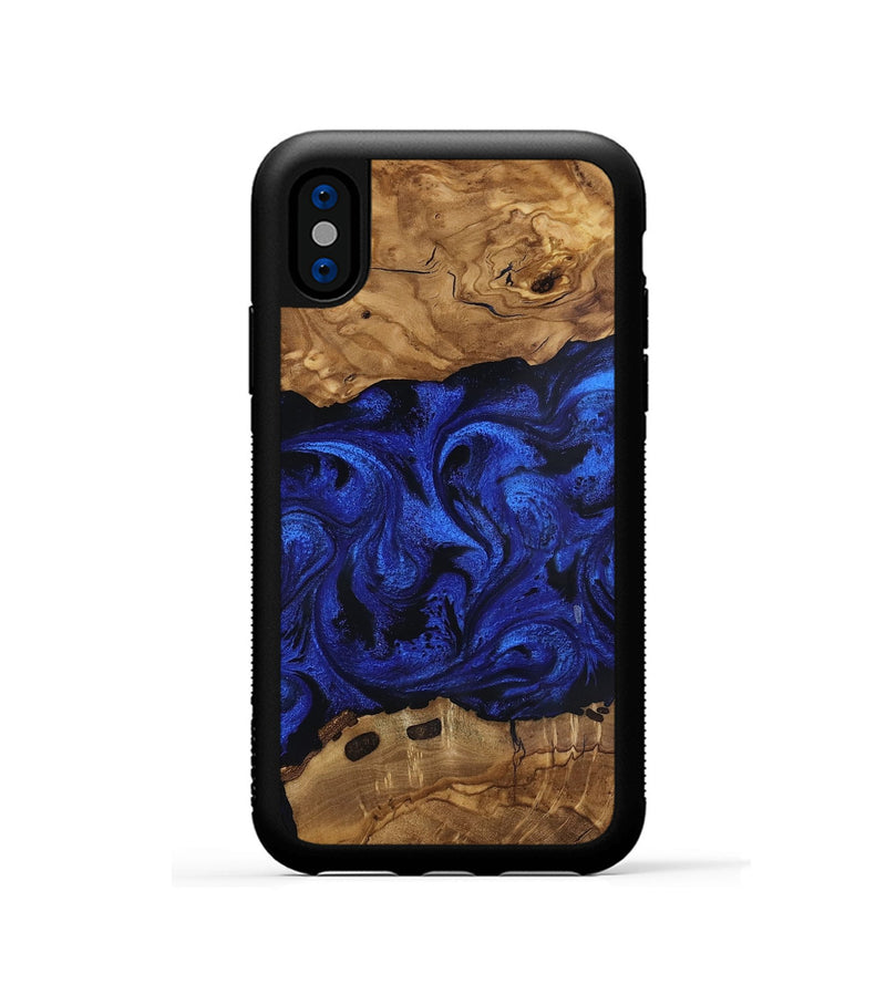 iPhone Xs Wood Phone Case - Daja (Ancient Olive, 818727)