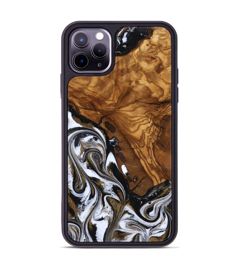 iPhone 11 Pro Max Wood Phone Case - Darius (Ancient Olive, 818728)