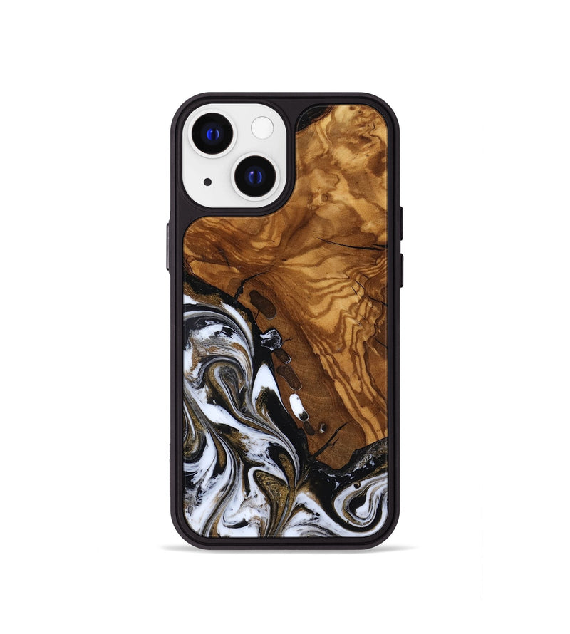 iPhone 13 mini Wood Phone Case - Darius (Ancient Olive, 818728)