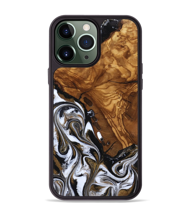 iPhone 13 Pro Max Wood Phone Case - Darius (Ancient Olive, 818728)