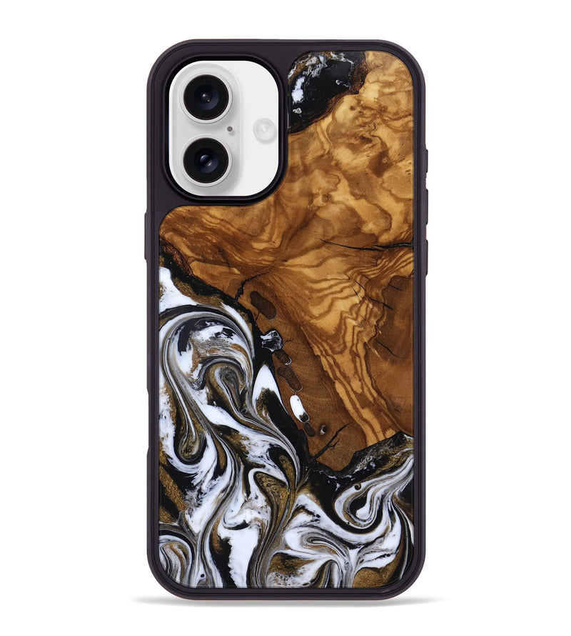 iPhone 16 Plus Wood Phone Case - Darius (Ancient Olive, 818728)