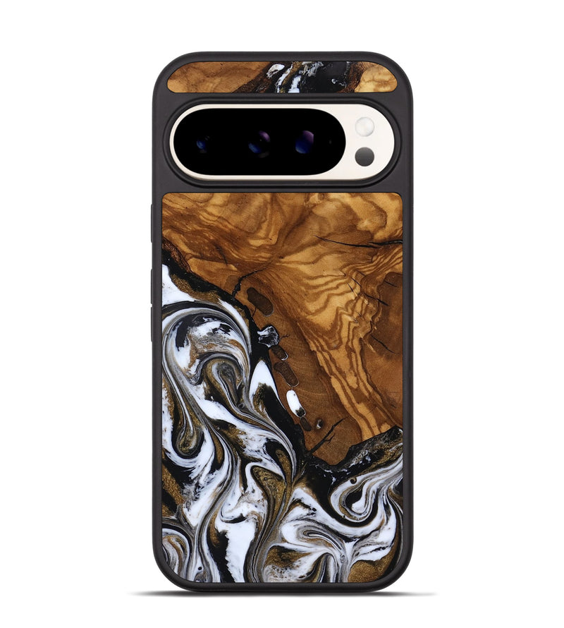 Pixel 9 Wood Phone Case - Darius (Ancient Olive, 818728)