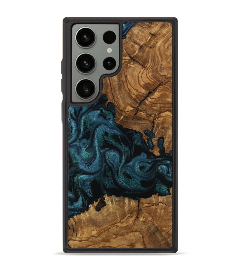 Galaxy S23 Ultra Wood Phone Case - Romeo (Ancient Olive, 818729)