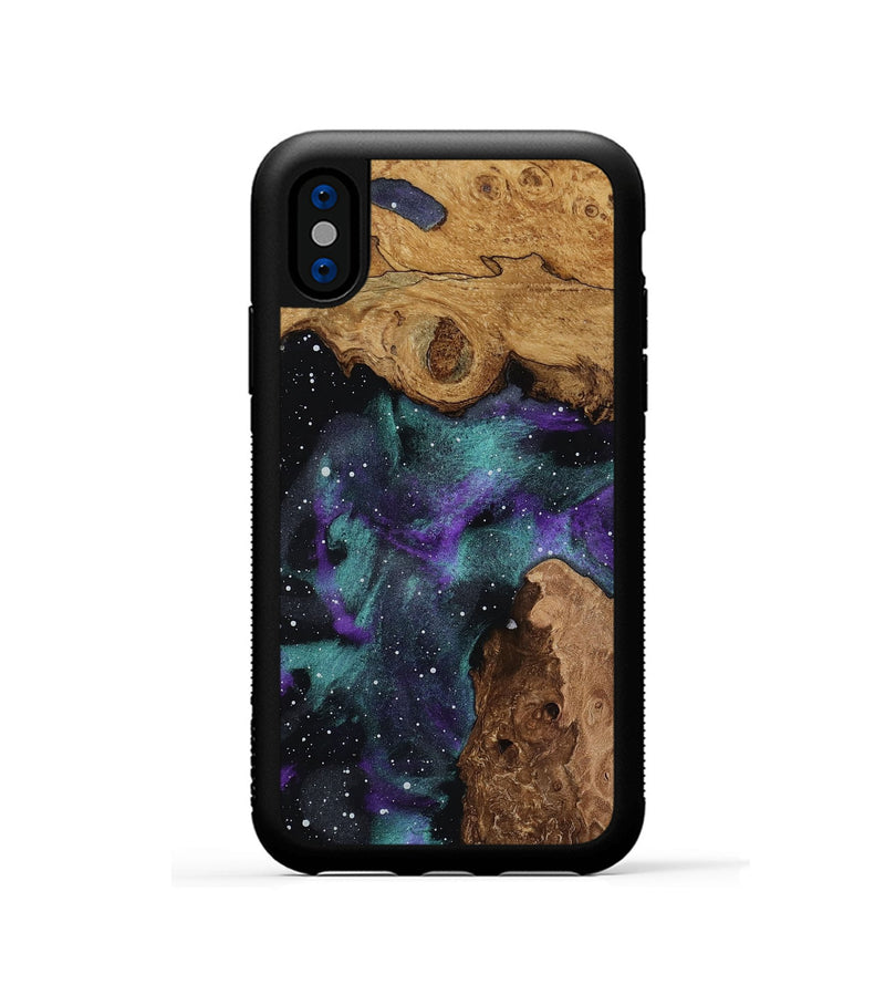 iPhone Xs Wood Phone Case - Sanaa (Ancient Olive, 818730)