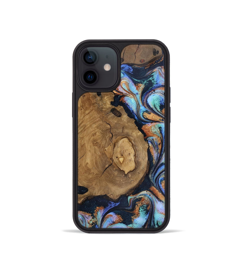 iPhone 12 mini Wood Phone Case - Darian (Ancient Olive, 818732)