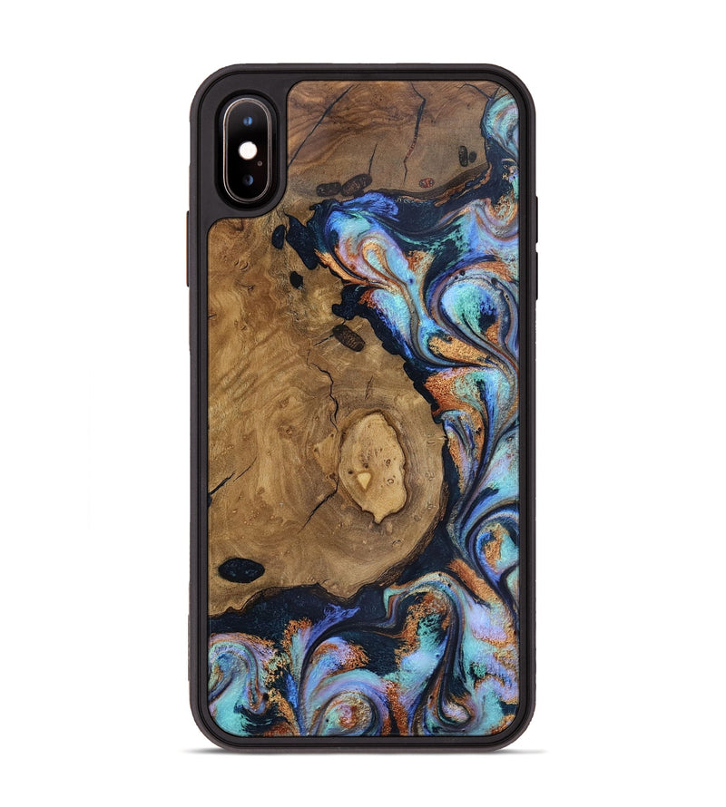 iPhone Xs Max Wood Phone Case - Darian (Ancient Olive, 818732)