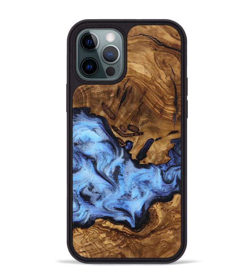 iPhone 12 Pro Max Wood Phone Case - Erick (Ancient Olive, 818733)