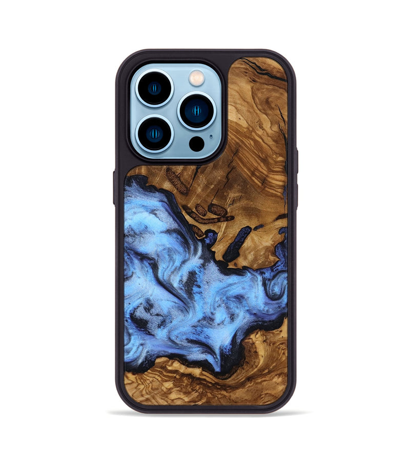 iPhone 14 Pro Wood Phone Case - Erick (Ancient Olive, 818733)